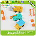 Graafmachine Truck Car Shaped Puzzel Crazy Erasers